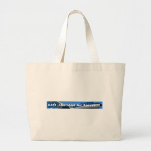 DAX - Diamant-Luft Xpress "Flug-Tasche " Jumbo Stoffbeutel