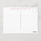 Dax the Dino w/quote, Postkarte (Rückseite)
