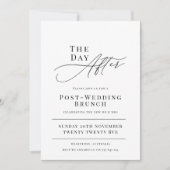 Day After Wedding Brunch Invitation Einladung (Vorderseite)