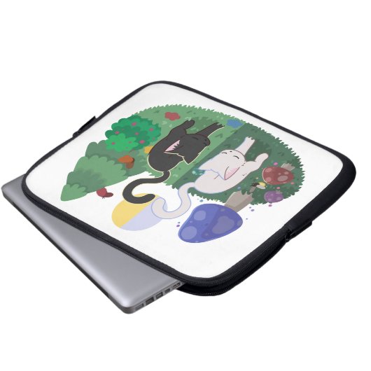 Day and Night Laptopschutzhülle (Vorne Knopf)