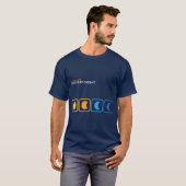 Day and Night retro T-Shirt (Vorne ganz)