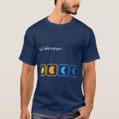 Day and Night retro T-Shirt (Vorderseite)