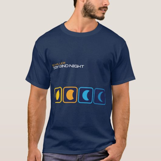 Day and Night retro T-Shirt (Vorderseite)