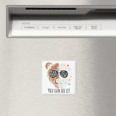Day Bear glauben, Sie können es Niedlich Lehrer Ze Magnet (In Situ (Geschirrspüler))