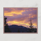 Day Break Sullivan Mountain Postcard Postkarte (Vorderseite)