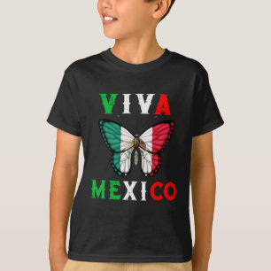Day Butterfly Mexiko Frauen Mädchen Kinder T-Shirt
