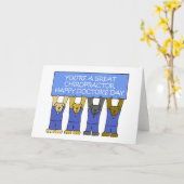 Day Chiropraktor-glücklichen Doktors Karte (Gelbe Blume)