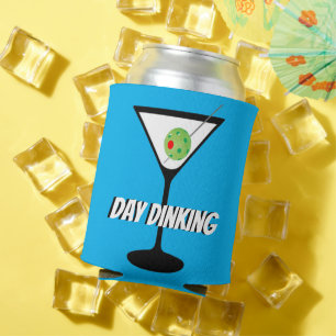 Day Dinking Martini Glas mit Pickleball Olive Dosenkühler