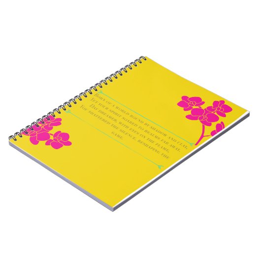 Day Dreamer Notebook - Mystic Poetry Edition Notizblock (Linke Seite)