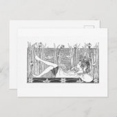 Day Dreamer - Vintage Image Postkarte (Vorne/Hinten)