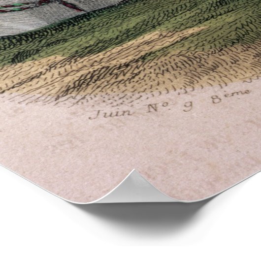 Day Dress for 1858, engraved by Barreau Poster (Ecke)