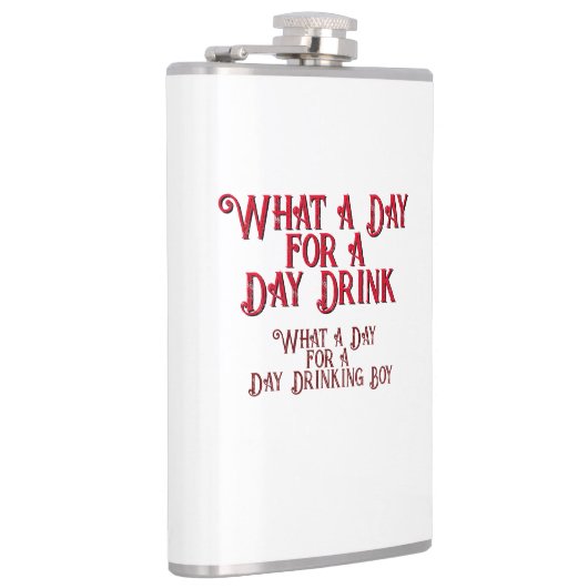 Day Drink - Für Ihn! von Jeff Willis Art Flachmann (Rechts)