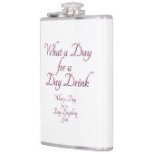 Day Drink - Für sie! von Jeff Willis Art Flask Flachmann (Links)