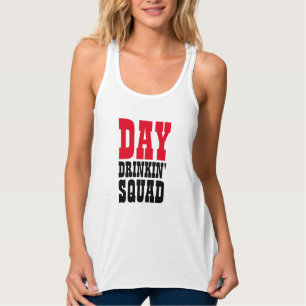 Day Drink Squad Tank - Girls Party Top