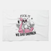 Day drinkin Sloth Geschirrtuch (Horizontal)