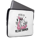 Day drinkin Sloth Laptopschutzhülle (Vorne Rechts)