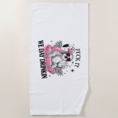 Day drinkin Sloth Strandtuch (Vorderseite)