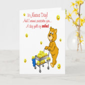 Day Full Of Smiles Nurses Day Greeting Card Karte (Gelbe Blume)