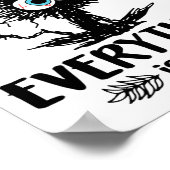 Day Funny Stressed Cat Teacher Student Kids Testie Poster (Ecke)