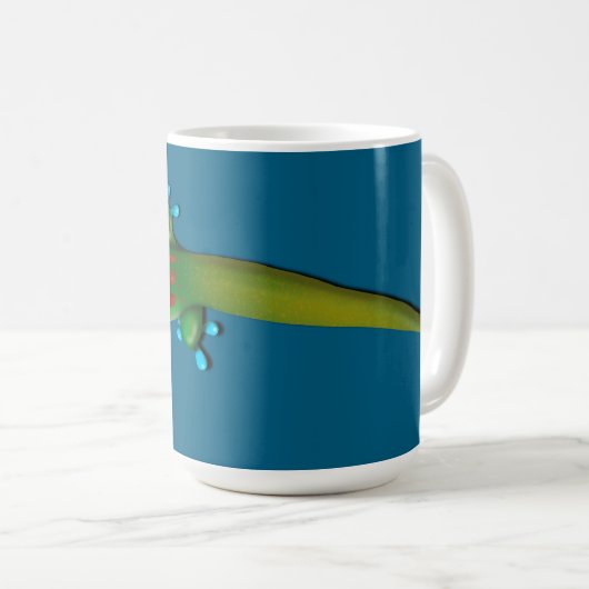 Day Gecko Kaffeetasse (VorderseiteRechts)