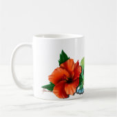 Day Gecko mit Hibiskus Kaffeetasse (Links)