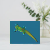 Day Gecko Postkarte (Stehend Vorderseite)