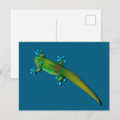 Day Gecko Postkarte (Vorne/Hinten)