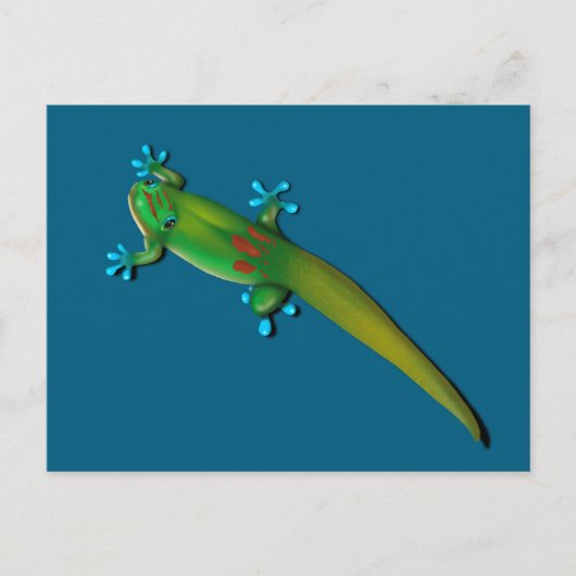 Day Gecko Postkarte (Vorderseite)