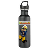 Day gibt Fireman Children Cartoon Sam Geschenke fü Edelstahlflasche (Vorderseite)
