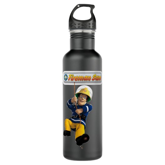 Day gibt Fireman Children Cartoon Sam Geschenke fü Edelstahlflasche (Vorderseite)