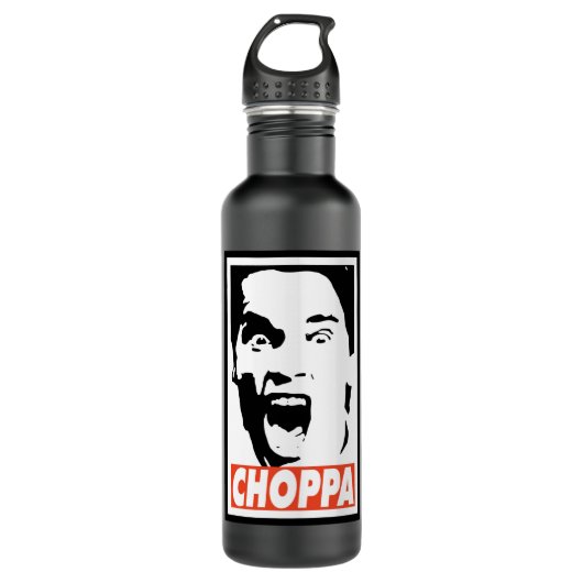 Day Gift Choppa Jesse Ventura Dutch Dillon Edelstahlflasche (Vorderseite)
