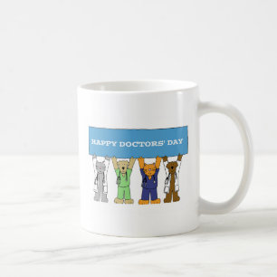 Day glücklichen Doktors, Cartoon-Haustiere Kaffeetasse
