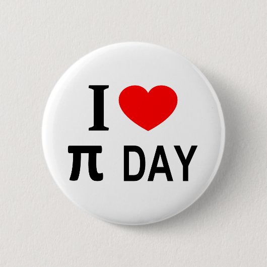 ❤️ DAY I LIEBE Tag I HEART DAY Button (Vorderseite)