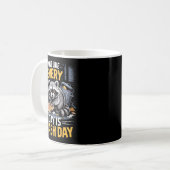 Day Is Trash Day Raccoon Lover Trashed Racoon Anim Kaffeetasse (Vorderseite Links)
