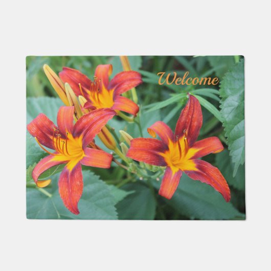 Day Lilies Delight Fußmatte (Vorderseite)