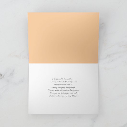 Day Lilies & Mailbox "Write" Karte (Innenseite)