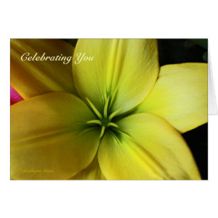 Day Lily: Geburtstagskarte für gute Freunde—