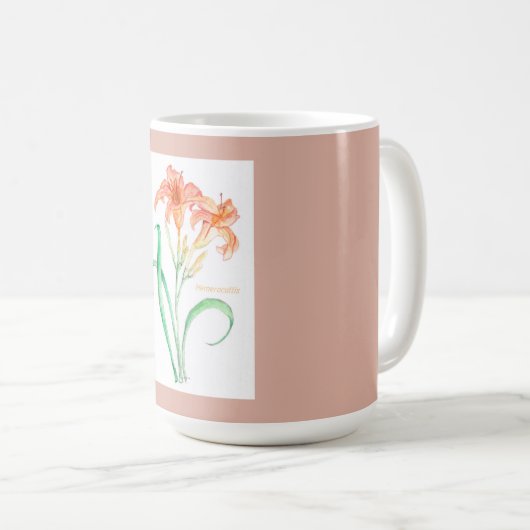 Day Lily Kaffeetasse (VorderseiteRechts)