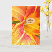 Day Lily Nah Crop Vermisst Karte (Gelbe Blume)