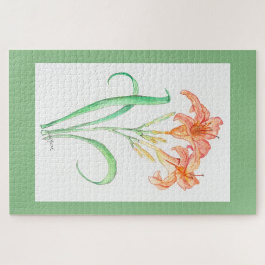 Day Lily Puzzle (Horizontal)
