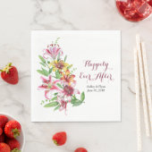 Day Lily Tiger Lily Personalisiert Wedding Serviette (Beispiel)