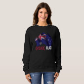 Day Mate Good Australian Land Map Flag Australien Sweatshirt (Vorne ganz)