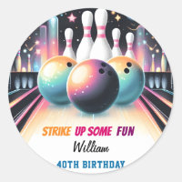 Day Neon Boy Kids Team Event Bowling 21. Geburtsta