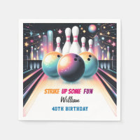 Day Neon Boy Kids Team Event Bowling 21. Geburtsta