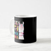 Day No Prob Llama Funny Teacher Testing 2 Kaffeetasse (Vorderseite Links)