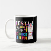 Day No Prob Llama Funny Teacher Testing 2 Kaffeetasse (Links)