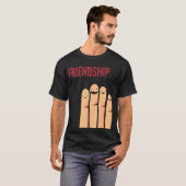 Day Of Friendship For Happy Friendship Day T-Shirt (Vorne ganz)