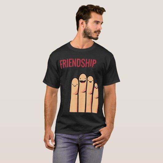 Day Of Friendship For Happy Friendship Day T-Shirt (Vorne ganz)