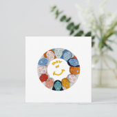 Day of Happiness  Feiertagskarte (Stehend Vorderseite)