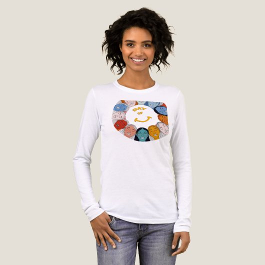 Day of Happiness  Tri-Blend Shirt (Vorderseite voll)
